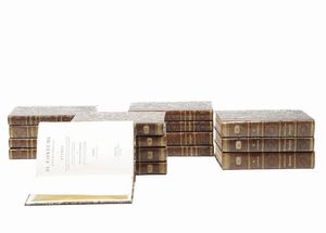 Ferrario Giulio Il costume antico e moderno e storia del governo, della milizia, della religione, delle arti scienze ed usanze di tutti i popoli antichi e moderni provata con i monumenti dell'antichit e rappresentata cogli analoghi disegni dal Dottor Giulio Ferrario, edizione seconda riveduta e accresciuta, Firenze, per Vincenzo Batelli, 1823 - 1837. Trentaquattro volumi.<BR>  - Asta Libri antichi e rari, Stampe, Vedute e Mappe - Associazione Nazionale - Case d'Asta italiane