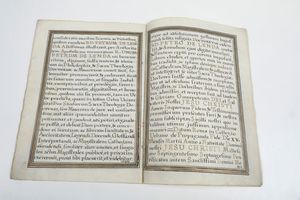 Roma- Manocritto pergamenaceo secolo XVIII Laurea in teologia o diploma di nomina... Roma (papa Clemente XIV), 1769 (Joseph Maria tituli sancti alexii sanctae romanae ecclesiae presbyter cardinalis Castelli sacrae congregationis de propaganda fide praefectus).  - Asta Libri antichi e rari, Stampe, Vedute e Mappe - Associazione Nazionale - Case d'Asta italiane