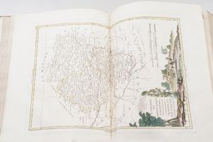 Zatta Antonio Atlante novissimo illustrato ed accresciuto sulle osservazioni e scoperte fatte dai pi celebri e pi recenti geografi...In Venezia, presso Antonio Zatta,1775 - 1785. Quattro tomi.  - Asta Libri antichi e rari, Stampe, Vedute e Mappe - Associazione Nazionale - Case d'Asta italiane