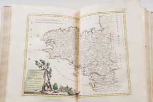 Zatta Antonio Atlante novissimo illustrato ed accresciuto sulle osservazioni e scoperte fatte dai pi celebri e pi recenti geografi...In Venezia, presso Antonio Zatta,1775 - 1785. Quattro tomi.  - Asta Libri antichi e rari, Stampe, Vedute e Mappe - Associazione Nazionale - Case d'Asta italiane