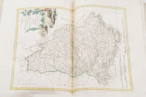 Zatta Antonio Atlante novissimo illustrato ed accresciuto sulle osservazioni e scoperte fatte dai pi celebri e pi recenti geografi...In Venezia, presso Antonio Zatta,1775 - 1785. Quattro tomi.  - Asta Libri antichi e rari, Stampe, Vedute e Mappe - Associazione Nazionale - Case d'Asta italiane