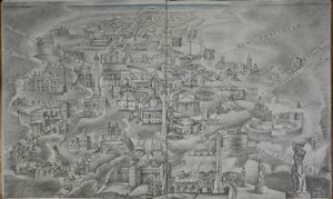 Bucci Anselmo Esposizione universale Roma 1942 (Prototipo)  - Asta Libri antichi e rari, Stampe, Vedute e Mappe - Associazione Nazionale - Case d'Asta italiane