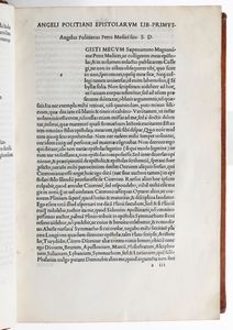 Poliziano Angelo : Poliziano Angelo Omnia opera Angeli Politiani...Venezia, Aldus,1498  - Asta Libri antichi e rari, Stampe, Vedute e Mappe - Associazione Nazionale - Case d'Asta italiane