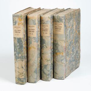 Ludovico Ariosto Orlando furioso... tomi dall'1 al 4, in Venetia, presso antonio Zatta, 1772-1773  - Asta Libri antichi e rari, Stampe, Vedute e Mappe - Associazione Nazionale - Case d'Asta italiane