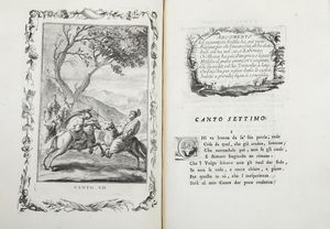 Ludovico Ariosto Orlando furioso... tomi dall'1 al 4, in Venetia, presso antonio Zatta, 1772-1773  - Asta Libri antichi e rari, Stampe, Vedute e Mappe - Associazione Nazionale - Case d'Asta italiane