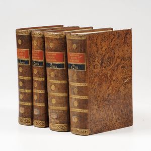 Pozzoli Girolamo - Romani Felice - Peracchi Antonio Dizionario d'ogni mitologia e antichit...Milano, presso Batelli e Fanfani 1809 - 1825. Sei tomi. Si aggiungono nel lotto Pozzoli Girolamo - Romani Felice - Peracchi Antonio Gran Dizionario della Mitologia di tutti i popoli contenente la favola,  o mitologia greca, latina, chinese, maomettana, rabbinica, slava, scandinava, africana, americana, araba, iconologica, cabalistica..nuova edizione, Tomo settimo e ottavo, Milano, tipografia e libreria Pirrotta, 1853.  - Asta Libri antichi e rari, Stampe, Vedute e Mappe - Associazione Nazionale - Case d'Asta italiane