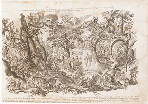 Katharina Klauber (1740-1813) Sacra Bibbia per immagini in 100 tavole... Augusta seconda met secolo XVIII  - Asta Libri antichi e rari, Stampe, Vedute e Mappe - Associazione Nazionale - Case d'Asta italiane