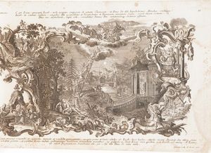 Katharina Klauber (1740-1813) Sacra Bibbia per immagini in 100 tavole... Augusta seconda met secolo XVIII  - Asta Libri antichi e rari, Stampe, Vedute e Mappe - Associazione Nazionale - Case d'Asta italiane