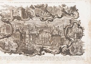 Katharina Klauber (1740-1813) Sacra Bibbia per immagini in 100 tavole... Augusta seconda met secolo XVIII  - Asta Libri antichi e rari, Stampe, Vedute e Mappe - Associazione Nazionale - Case d'Asta italiane