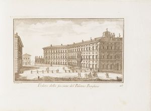 Cassini Giovanni Nuova raccolta delle megliori vedute antiche e moderne di Roma disegnate e incise da Giovanni Cassini l'anno 1779...  In Roma presso Venanzio Monaldini  - Asta Libri antichi e rari, Stampe, Vedute e Mappe - Associazione Nazionale - Case d'Asta italiane