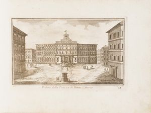 Cassini Giovanni Nuova raccolta delle megliori vedute antiche e moderne di Roma disegnate e incise da Giovanni Cassini l'anno 1779...  In Roma presso Venanzio Monaldini  - Asta Libri antichi e rari, Stampe, Vedute e Mappe - Associazione Nazionale - Case d'Asta italiane