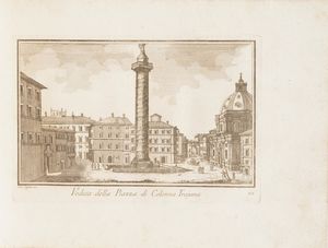 Cassini Giovanni Nuova raccolta delle megliori vedute antiche e moderne di Roma disegnate e incise da Giovanni Cassini l'anno 1779...  In Roma presso Venanzio Monaldini  - Asta Libri antichi e rari, Stampe, Vedute e Mappe - Associazione Nazionale - Case d'Asta italiane