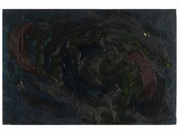 Osvaldo Medici Del Vascello : Studio 1967 - Rosa nera 1966 - Risultato finale VIII - 1975  - Asta Arte Moderna e Contemporanea - Associazione Nazionale - Case d'Asta italiane