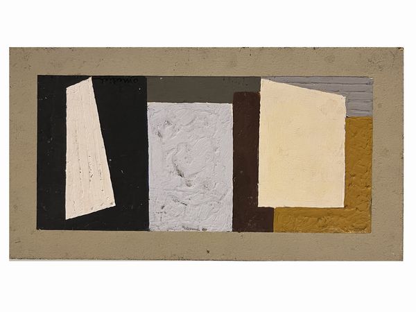 Osvaldo Medici Del Vascello : Quartieri alti III 1977 - La stanza VII 1975 - La casa dell'artista VI 1975  - Asta Arte Moderna e Contemporanea - Associazione Nazionale - Case d'Asta italiane
