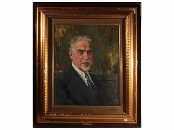 Cipriano Mannucci : Ritratto di uomo  - Asta Arte Moderna e Contemporanea - Associazione Nazionale - Case d'Asta italiane
