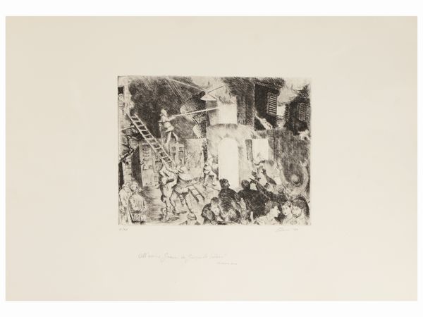 Giampaolo Talani : Composizione 1981  - Asta Arte Moderna e Contemporanea - Associazione Nazionale - Case d'Asta italiane