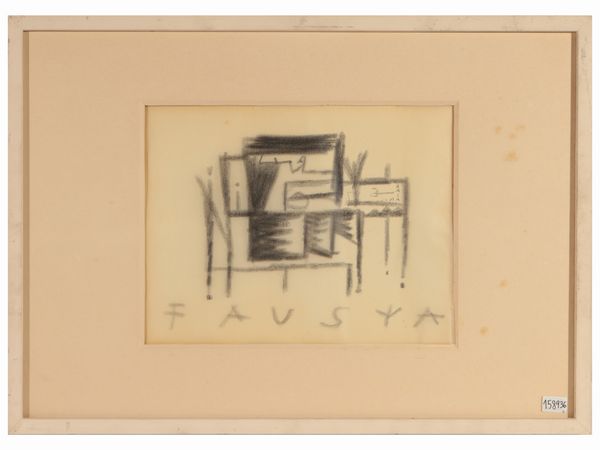 Diego Saiani : Fausta  - Asta Arte Moderna e Contemporanea - Associazione Nazionale - Case d'Asta italiane