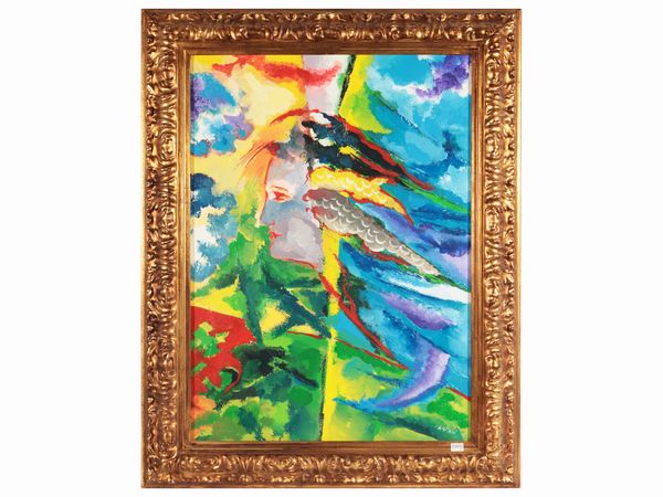 Mauro Capitani : Spiritus ubi vult spirat, lo spirito spira ove vuole  - Asta Arte Moderna e Contemporanea - Associazione Nazionale - Case d'Asta italiane