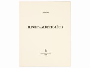 Emilio Isgrò - Il Poeta Alberto Lcia