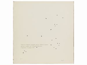 Emilio Isgrò - Francesco Petrarca...