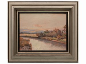 Gino Romiti - Paesaggio fluviale