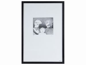 ENRICO BAJ - Ritratto di famiglia