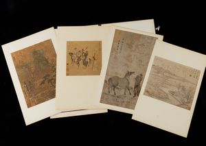 Libro contenente stampe su carta, Cina, XX secolo  - Asta Arte orientale  - Associazione Nazionale - Case d'Asta italiane