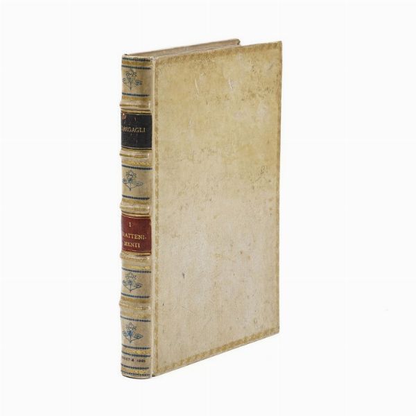 Bargagli Scippione I Trattenimenti... in Venetia appresso Bernardo Giunti 1591.  - Asta Libri Antichi - Associazione Nazionale - Case d'Asta italiane