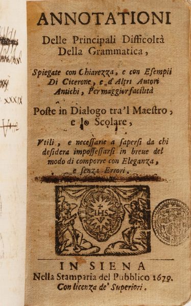 Raccolta di volumi miscellanei dal XVII al XVIII sec. (Con ex libris silografico)  - Asta Libri Antichi - Associazione Nazionale - Case d'Asta italiane