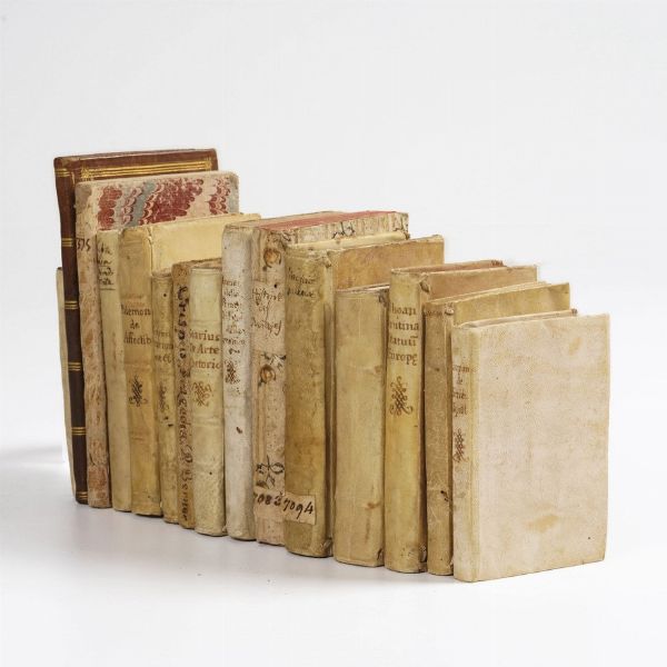 Raccolta di volumi miscellanei dal XVII al XVIII sec. (Con ex libris silografico)  - Asta Libri Antichi - Associazione Nazionale - Case d'Asta italiane