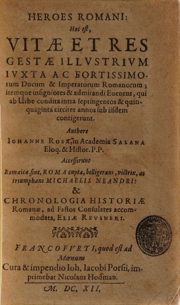 Raccolta di volumi miscellanei del XVII sec. (Con ex libris silografico)  - Asta Libri Antichi - Associazione Nazionale - Case d'Asta italiane