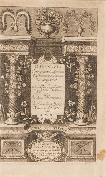 Raccolta di volumi miscellanei del XVII sec. (Con ex libris silografico)  - Asta Libri Antichi - Associazione Nazionale - Case d'Asta italiane