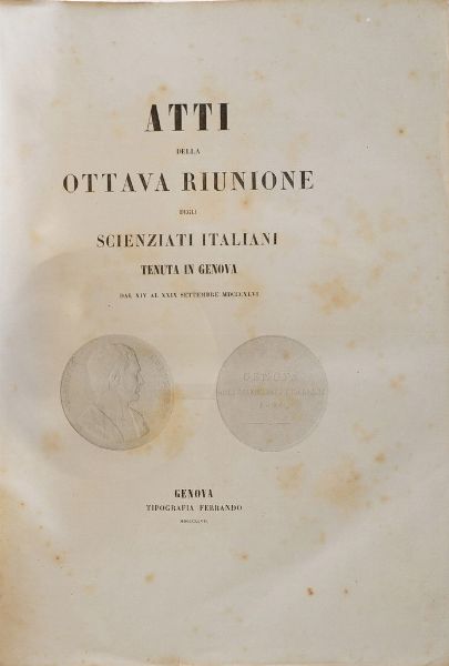Issel Arturo Istruzioni scientifiche pe i viaggiatori... Roma, Eredi Botta, 1881  - Asta Libri Antichi - Associazione Nazionale - Case d'Asta italiane