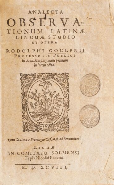Raccolta di volumi miscellanei del XVII sec. (Con ex libris silografico)  - Asta Libri Antichi - Associazione Nazionale - Case d'Asta italiane