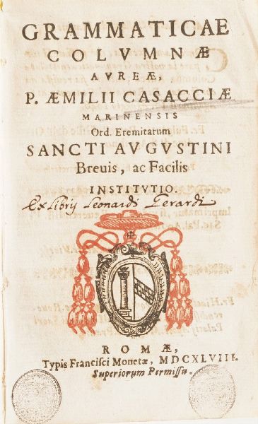 Raccolta di volumi miscellanei del XVII sec. (Con ex libris silografico)  - Asta Libri Antichi - Associazione Nazionale - Case d'Asta italiane