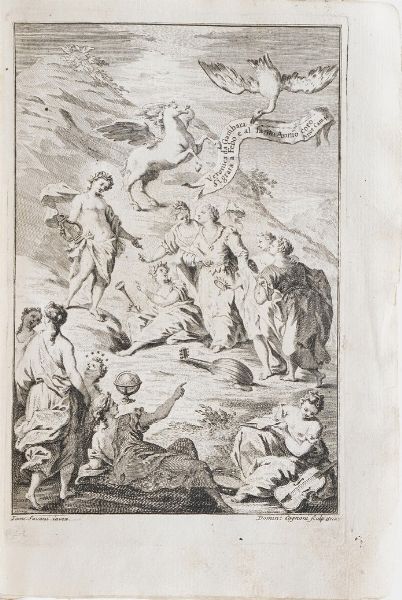Gambara Veronica Rime e lettere di... raccolte da Felice Rizzardi... in Bresca dalle stampe di Gianmaria Rizzardi 1759  - Asta Libri Antichi - Associazione Nazionale - Case d'Asta italiane