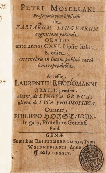 Raccolta volumi miscellanei dal XVI al XVII sec. (Con ex libris silografico)  - Asta Libri Antichi - Associazione Nazionale - Case d'Asta italiane