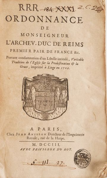 Raccolta volumi miscellanei dal XVI al XVII sec. (Con ex libris silografico)  - Asta Libri Antichi - Associazione Nazionale - Case d'Asta italiane