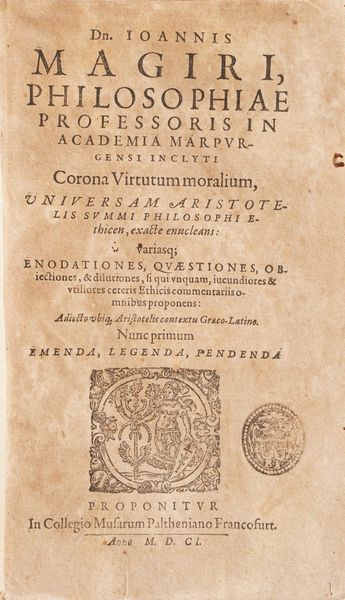 Raccolta volumi miscellanei dal XVI al XVII sec. (Con ex libris silografico)  - Asta Libri Antichi - Associazione Nazionale - Case d'Asta italiane