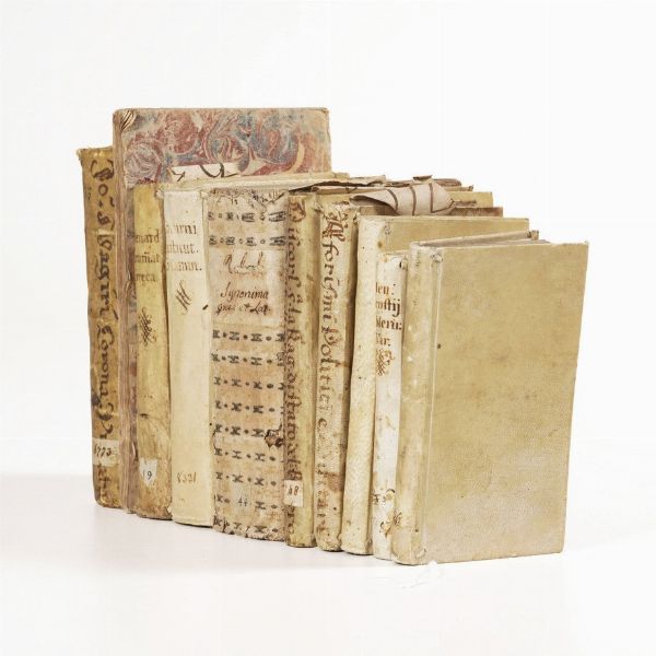 Raccolta volumi miscellanei dal XVI al XVII sec. (Con ex libris silografico)  - Asta Libri Antichi - Associazione Nazionale - Case d'Asta italiane