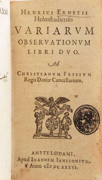 Raccolta volumi miscellanei dal XVI al XVII sec. (Con ex libris silografico)  - Asta Libri Antichi - Associazione Nazionale - Case d'Asta italiane