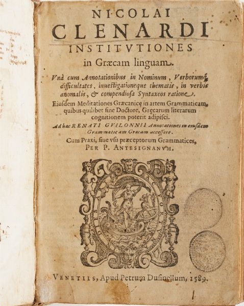 Raccolta volumi miscellanei dal XVI al XVII sec. (Con ex libris silografico)  - Asta Libri Antichi - Associazione Nazionale - Case d'Asta italiane