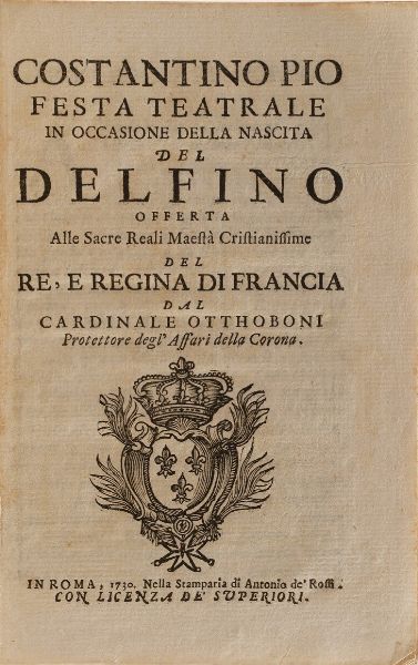 Raccolta di volumi miscellanei dal XVII al XIX sec.  - Asta Libri Antichi - Associazione Nazionale - Case d'Asta italiane