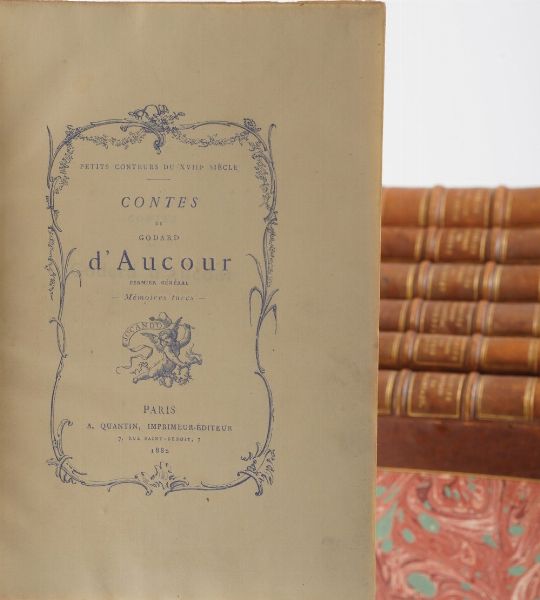 Autori vari. Poesies diverses, Paris Quantin, fine secolo XIX.  - Asta Libri Antichi - Associazione Nazionale - Case d'Asta italiane