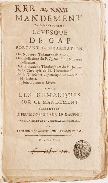 George de Backer Nouvelle logique courte et facile... Bruxelles 1704  - Asta Libri Antichi - Associazione Nazionale - Case d'Asta italiane
