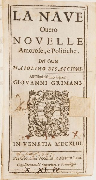 Remingio Fiorentino Epistole DOvidio... Venezia, 1575  - Asta Libri Antichi - Associazione Nazionale - Case d'Asta italiane