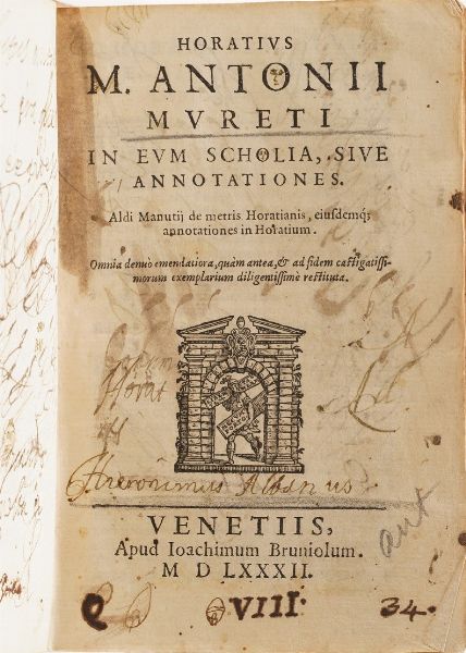 Remingio Fiorentino Epistole DOvidio... Venezia, 1575  - Asta Libri Antichi - Associazione Nazionale - Case d'Asta italiane