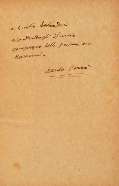Boccioni Umberto. Estetica e arte futuriste. Milano Il Balcone, 1946.  - Asta Libri Antichi - Associazione Nazionale - Case d'Asta italiane