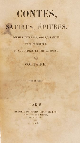 Victor Hugo Les Chatiments, Parigi  - Asta Libri Antichi - Associazione Nazionale - Case d'Asta italiane