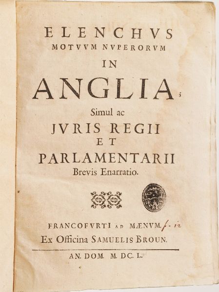 Lotto di libri (con ex libris silografico)  - Asta Libri Antichi - Associazione Nazionale - Case d'Asta italiane